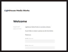 Tablet Screenshot of lighthousemediaworks.com